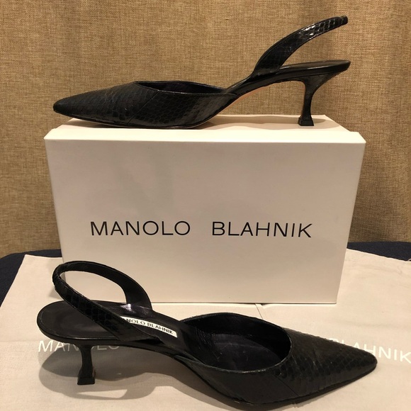 Manolo Blahnik Slingbacks - Picture 6 of 11